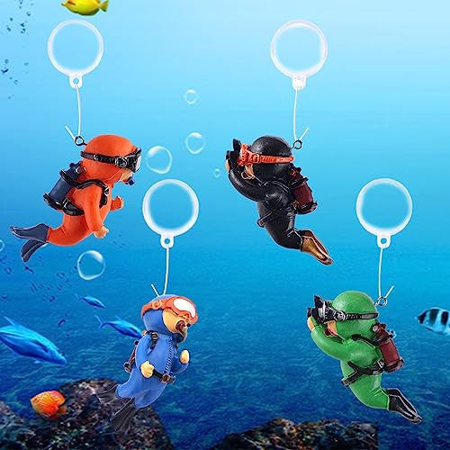 FANNAS 4 Stück Aquarium Deko Schwimmende Aquarium Dekoration | Aquarium Schwimmende Deko Deko für Aquarium für alle Arten von Fischen und Aquarien Schwimmbecken