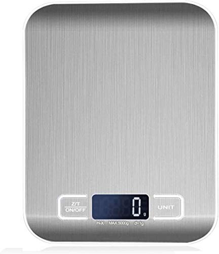 Kök Elektronisk Skala Mat Skala Rostfritt Stål Kökskala Elektronisk Skala 5 kg (utan batteri)