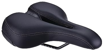BBB cykling softshape aktiv cykelsadel I cykelsits unisex I sportig design cykelsadel med utskärning I BSD-122, svart