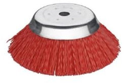 ISE Spazzola metallica da 200 mm per tutti i modelli con foro centrale da 20 mm
