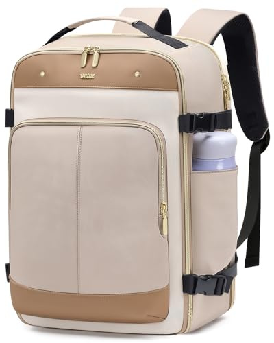 VNINE Zaini da Viaggio per Donna Zaini da Viaggio per uomo,40 Litri Zaino Grande 17” Laptop Backpack Borsa da lavoro certificata per il volo Zaino da Viaggio Impermeabile per i bagagli