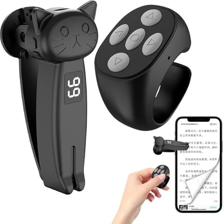 wireless remote Page Turner for kindles, Scrolling for Phone, ipadss, Tiks Tok, Camera Remote Shutter Selfie Controller, Page Turner, Screen Clicker, Speed Clicker