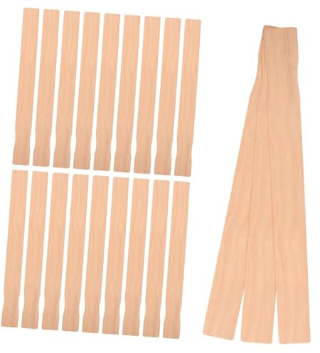 iplusmile 25pcs Wooden Paint Mixing Sticks Paint Stirrers Reusable Stirring Tools for Construction Home Finishing