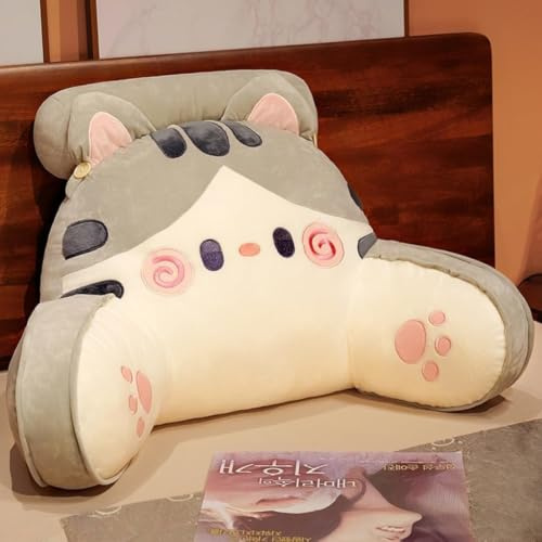 FZKun Bettruhe Lesekissen – Kawaii weiches Lendenkissen Ruhekissen mit waschbarem Bezug, Bettruhekissen mit Armen zum Sitzen im Bett, Couch, Entspannen, Fernsehen, Gaming, Autos, Bodenkissen (S,#15)