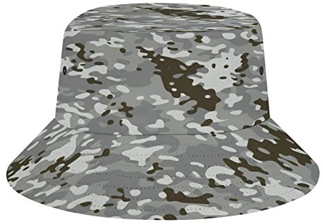 Herren Dame Strandhut Camouflage-Muster Fisherman Caps Modische Anglerhut Mode Fishermütze Für Sommer Reisen Bootfahren