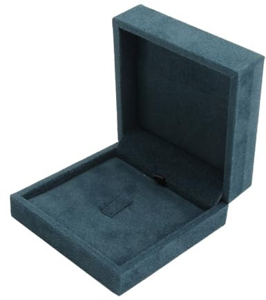 BESTYASH Scatola Porta Gioielli Brooch Storage Case in Flanella Pu Elegante e Protettiva Contenitore Di Qualità Per Spille e Gioielli Blu Sfumato Organizer Con Scomparti Per Accessori