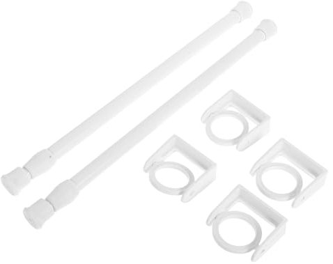 POPETPOP 2piezas Toalleros Extensibles Para Baño Ahorradores De Espacio Ajustable Sin Taladro