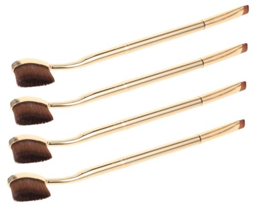 NIYANGLE 4stücke Teiliges Concealer Pinsel Mit Doppeltem Ende -eye Make-up Pinsel Für Präzises Auftragen Von Concealer Und Kosmetikwerkzeuge Für
