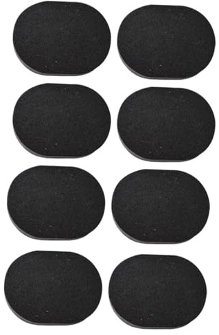 LOLIPPYY 8 Esponjas Negras de Limpieza Facial y Desmaquillaje Carbón Activado para Eliminar Maquillaje y Limpieza Profunda