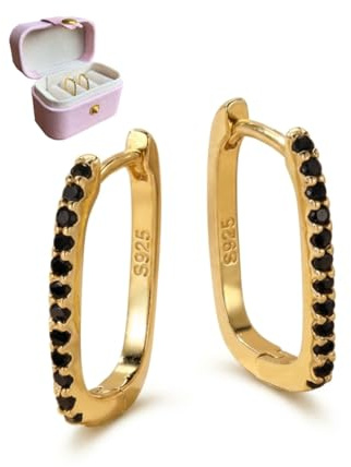 Pendientes Mujer Oro 18K (chapados) Hechos en Autentica Plata Ley 925