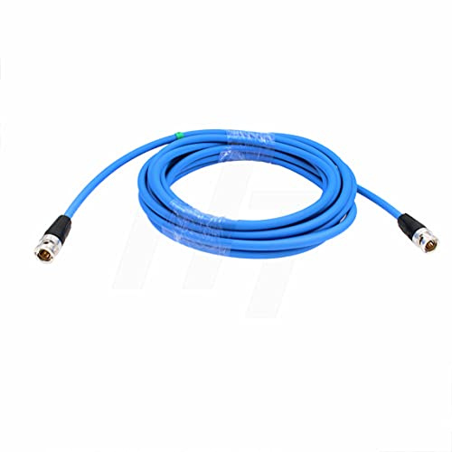 HangTon HT 12G 4K original SDI câble vidéo coaxial BNC à BNC canare LV - 61s 75 ohms pour moniteur d'appareil photo Flex Shield 1.5M bleu