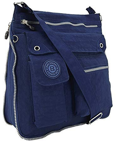 ekavale - leichte Damen-Umhängetasche - Praktische Crossbody-Handtasche - mit vielen fächern - Schultertasche wasserabweisende Damentasche