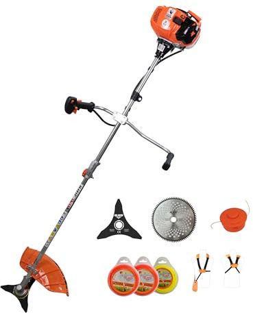 Ruris Dac311 Motorsense, Thermo, 52 cm3, Fadenkopf mit Klinge