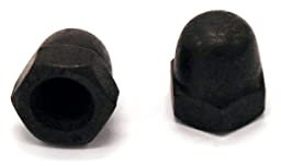 Hutmuttern, Edelstahl, verzinkt, M3, M4, M5, M8 oder M10 (M4, 4 mm), 10 Stück
