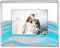 Queekay Marco de fotos de ceremonia de arena de unidad de boda, caja de sombra de acrílico transparente con marco de fotos para decoración de boda, decoración del hogar, recuerdo (estilo clásico)