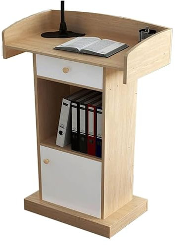 Roedax Rednerpult Moderne Rednerpulte, bodenstehende Podien mit offenem Stauraum, Empfangstheke, Holz, Konferenztisch, Lehrerpodien Mode