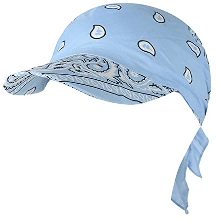 Bandana Cap Damen Chemo Mütze Sommer Schirm Kopftuch Visor Strand Cap Bandana Sonnenschutz Mütze