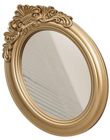 MAGICLULU 1Stk dekorativer Spiegel Vintage Tischspiegel mit Ständer Vintage-Spiegel ablage tablett Vanity Mirror Spiegeltablett Dekoration Mehrzweck-Spiegelablage Anmut Requisiten Ornamente