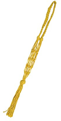 Alipis Cotton Wine Tote Bag Mesh Design Portable Reusable Wine Carrier for Travel and Picnics Yellow Bottle Holder