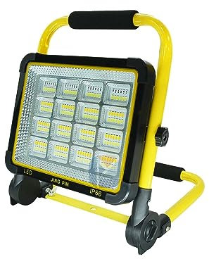 MEIVIYA Proyector LED para exteriores Reflector Led Solar Recargable For Exteriores, Iluminación For Puesto En El Mercado Nocturno, Camping, Led Solar For Exteriores, Proyector Led(7_A)