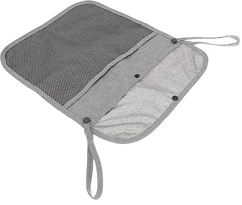 Abaodam 3St Kinderwagen-Snacktasche Reisetasche Kinderwagen-Wickeltasche babysack kinderwagen moltontuch Kinderwagen Hängetasche Snacktaschen-Organizer für den Kinderwagen Leinen Grey