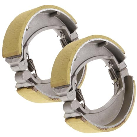 ABOOFAN Zapatas de Freno Traseras Instalación Fácil 2 Piezas para Motocicleta, Aluminio Mayor Durabilidad, para Uso en Motocicleta
