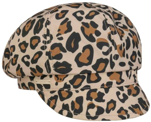 Seeberger Anti-Rain Ballonmütze mit Leomuster Schirmmütze Regencap Schildmütze Newsboy Cap Damen - Schirm, Futter Herbst-Winter Winter