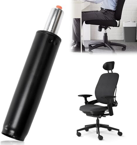 BAIFULAI Gasdruckfeder, Gasdruckfeder Bürostuhl 1000 lbs(450KG), 300-450mm einstellbar höhenverstellbarer, Gasfeder Gasdruckdämpfer Bürostuhl Ersatzteile für Drehstühle, Gelten Bürostühle, Schwarz