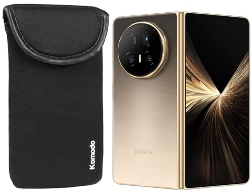 KOMODO Neoprene Phone Case for Honor Magic V5 Cover Sock Pouch Black