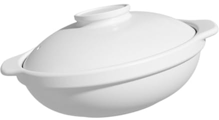 SOIMISS Casseruola in Ceramica Coperchio 1.3l Pentola Per Stufati Da Cucina Resistente Ad Alte Temperature Per Fornelli a Gas Uso Domestico Utensili Da Cucina
