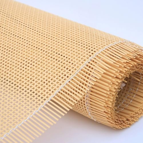 MZECH Rejilla Mimbre Natural 60 x 150cm, Ratan Rollo Mimbre, Mimbre Rollo, Rattan, Rollo Ratan, Ratan por Metros, Rollo de Mimbre para Muebles, Armario Ratan, Silla Ratan Aparador Cabecero(70x150cm)