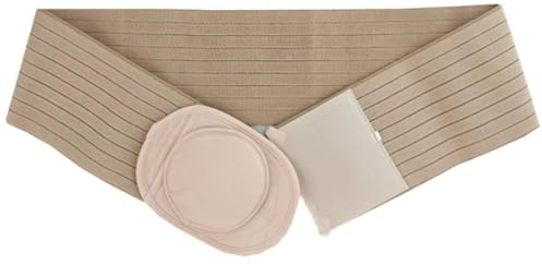 ZHAOBEIK Nabelbruchbandage, Hernie Bauchweggürtel für Frauen & Männer, Längenverstellbar, Bauchbinde mit Extra Großem Druckpolster(XL)