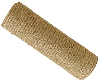 Angoily Pure Wood Cat Tree Post Replacement DIY Climbing Column for Indoor Cats with Natural Twine Scratch Surface to Encourage Healthy Scratching Habits and Protect Furniture
