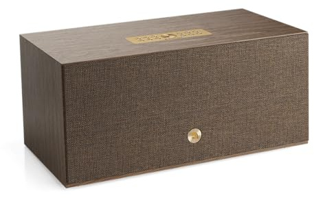 Audio Pro C20W Altoparlante Stereo Multiroom Wireless 190W Amplificatore Classe D HDMI ARC, AirPlay 2, Google Cast, Bluetooth 5.0, Ingresso Phono, Subwoofer Out (noce)