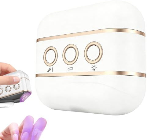 Tagliaunghie Automatico Lucidatore Ricaricabile a 3 Velocità | 2 In 1 Tagliaunghie Ricaricabile Con Luce LED Per Cura Manicure Taglio e Lucidatura Adulti Casa e Viaggio
