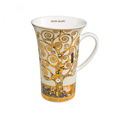 Goebel 67-012-04-1 Tree of Life Becher, Porzellan, Gold