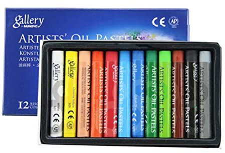 AIDIER Ölpastellkreide Set für Kunst Weicher Ölpastellstift für Künstler Ungiftige Waschbare Runde Wachsmalstifte für Graffiti-Kunst