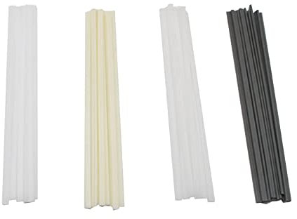 50 Pcs Plastic Welding Rods,Wires Sticks,ABS/PVC/PE/PP Welding Rods for Plastic Welder/Hot Air Gun(20cm/7.9in)