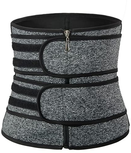 RCBHSD Bodys Homme Ceinture de Sudation Abdominale Ventre Plat Minceur pour Perdre du Poids Sauna Gaine Amincissante Ajustable S-6XL(Size:5XL)