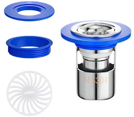 Qrity 1 Stück Bodenablauf Deo Abdeckung, Abläufe Rückflussverhinderer, Floor Drain Plug, Bodenablauf Kern für Badezimmer Küche, 32mm