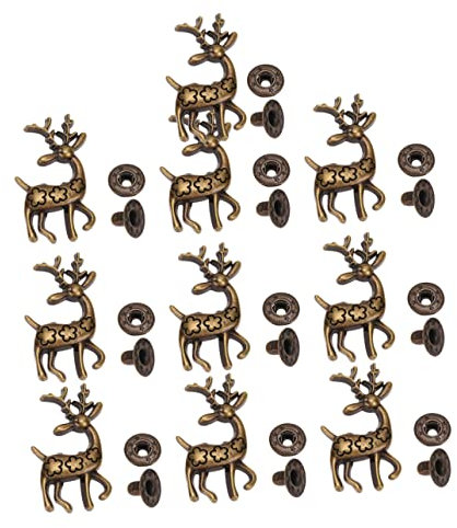 STOBOK 30 Sätze scrapbooking zubehör klappverschluss nähzubehör Handtaschen-Accessoires Druckknöpfe snap button näh zubehör Taschenzubehör werkzeug reines Kupfer Suite Metall Kippschalter