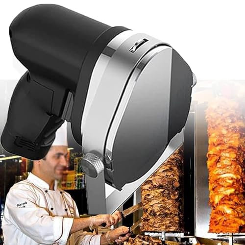 Weyot Coltello Elettrico per Kebab con Lama Regolabile, per Tagliare Agnello, Manzo, Pollo