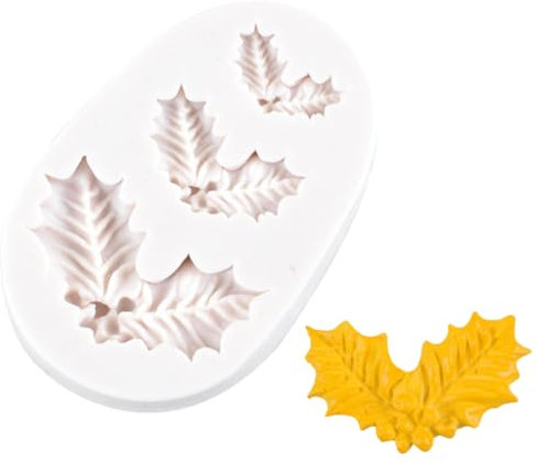 HIRAIDAI Fondant Au Silicone 2 Pièces D'Équipement Feuilles De Palmier Fondant Silicone Décoration De Gâteau Au Chocolat