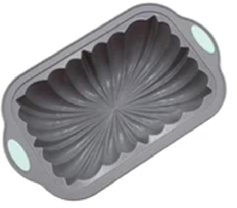 Fowecry 1 PCS Nordic Design Classic Fluted Toast Mold Metal Reinforced Frame Secure Baking Mould,A