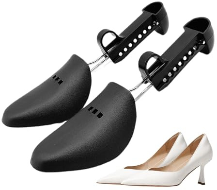 Shoe Trees for Sneakers 1 Pair Adjustable Length Shaper Support Holder | Men Shoe Tree Stretcher Boot Holder Shaper Support Holder Travel Home Storage Closet Organizer Box Protector Footwear Care