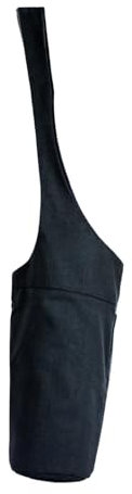 F Fityle Yogamatten-Tasche, Yogamattenträger, Übungs-Yogamattenhalter, Aufbewahrungstasche, Schwarze Segeltuchtasche für Frauen, Yogamatten-Tragetasche,