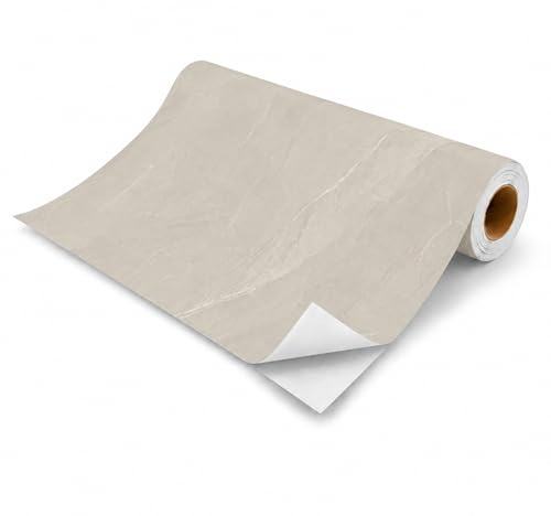 Dimex Laminierte Selbstklebende Möbelfolie – Extra dicke PVC Marmor- & Holzoptik Klebefolie für Küchenmöbel, Türen, Tische & Regale – Kratzfeste dekorative Innenraumverkleidung – 90 cm × 210 cm