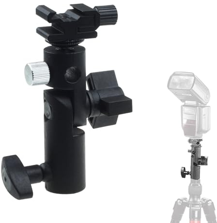 Eterspr Stativ för blixt, sko E typ, paraplyhållare ljus, lämplig för kameror, fotografering