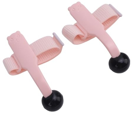 RASTKY Trainer per la Postura delle Mani per Pianoforte Supporto per Palmo Ad Alta Precisione Aiuto per il Posizionamento delle per Pianoforte per Bambini, Gomma per Uso Alimentare (PINK)