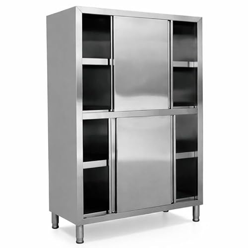 Générique Armoire INOX Professionnelle – 1200 × 500 × 1800 mm – Portes Coulissantes
